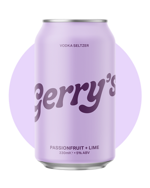 A can of Gerry's Passionfruit + Lime - Vodka Seltzer